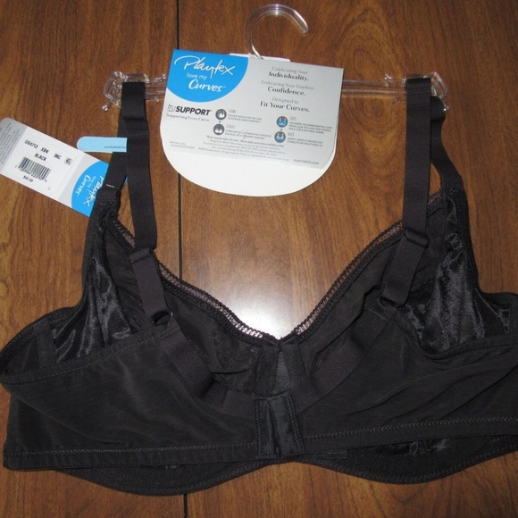 Playtex Love My Curve Balconette Black Bra NWT - Picture 4 of 4